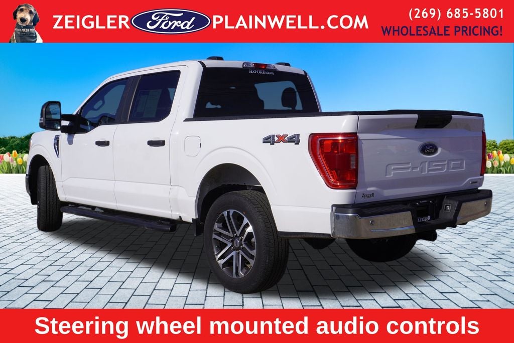 2022 Ford F-150 XLT Crew Cab 4x4 3.5 Ecoboost Tow Pkg 20" Wheels Blis