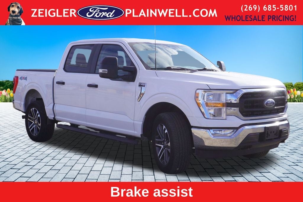 2022 Ford F-150 XLT Crew Cab 4x4 3.5 Ecoboost Tow Pkg 20" Wheels Blis