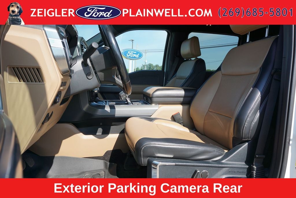 2021 Ford F-150 Lariat Crew Cab Navigation H&C Leather Chrome Pkg Tow