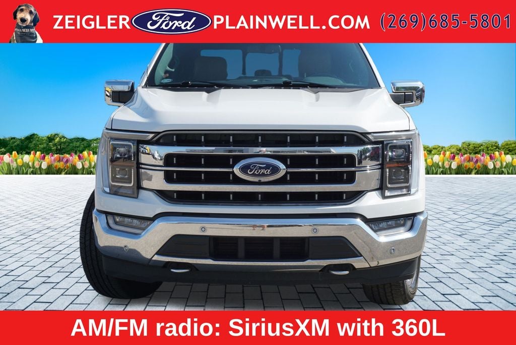 2021 Ford F-150 Lariat Crew Cab Navigation H&C Leather Chrome Pkg Tow
