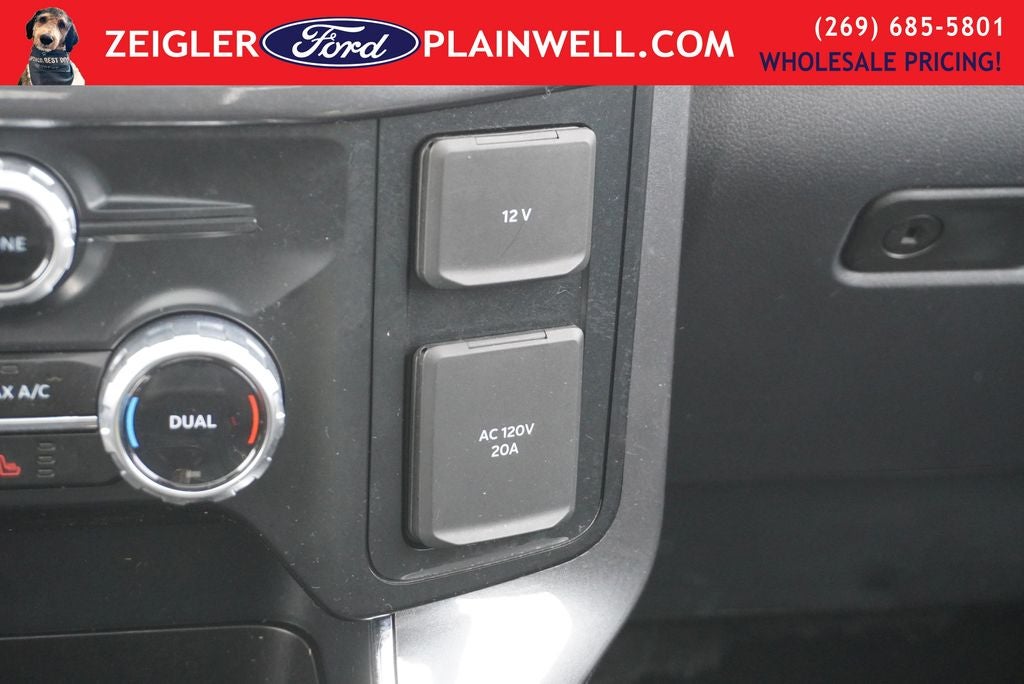 2023 Ford F-150 XLT HYBRID TWIN PANEL ROOF 20 ' BLACK ALLOYS REAR SLID