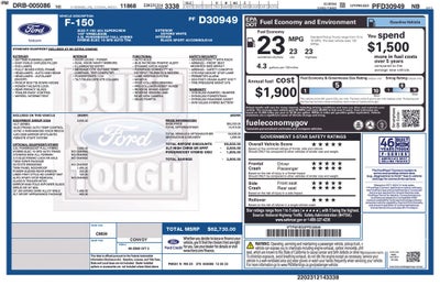 2023 Ford F-150 XLT HYBRID TWIN PANEL ROOF 20 ' BLACK ALLOYS REAR SLID