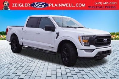 2023 Ford F-150 XLT HYBRID TWIN PANEL ROOF 20 ' BLACK ALLOYS REAR SLID