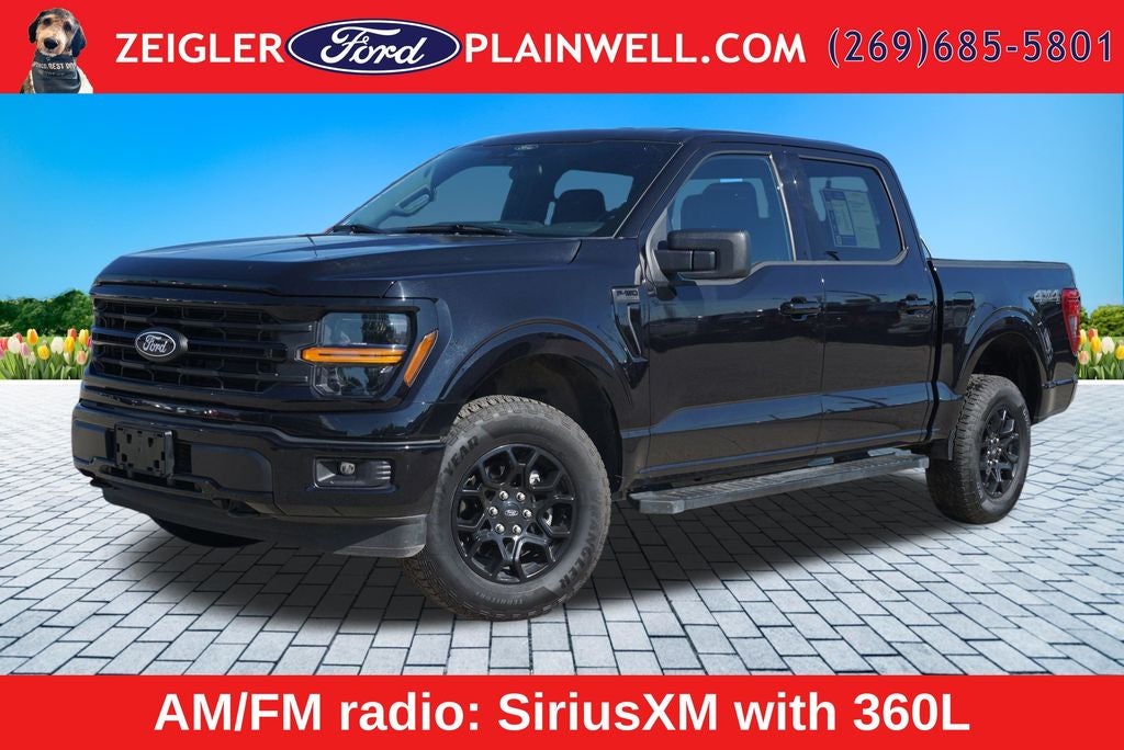 2025 Ford F-150 XLT Black Apoearance Pkg 3.5L Ecoboost Blis Rear Camer