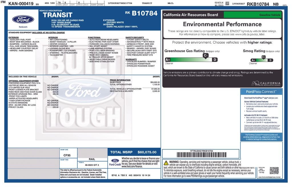 2024 Ford Transit-350 Base