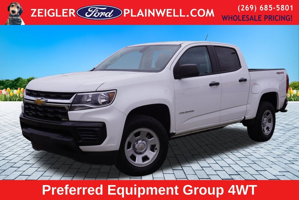 2022 Chevrolet Colorado Work Truck crew Cab 4x4 V6 Rear Camera