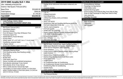 2019 GMC Acadia SLE-1