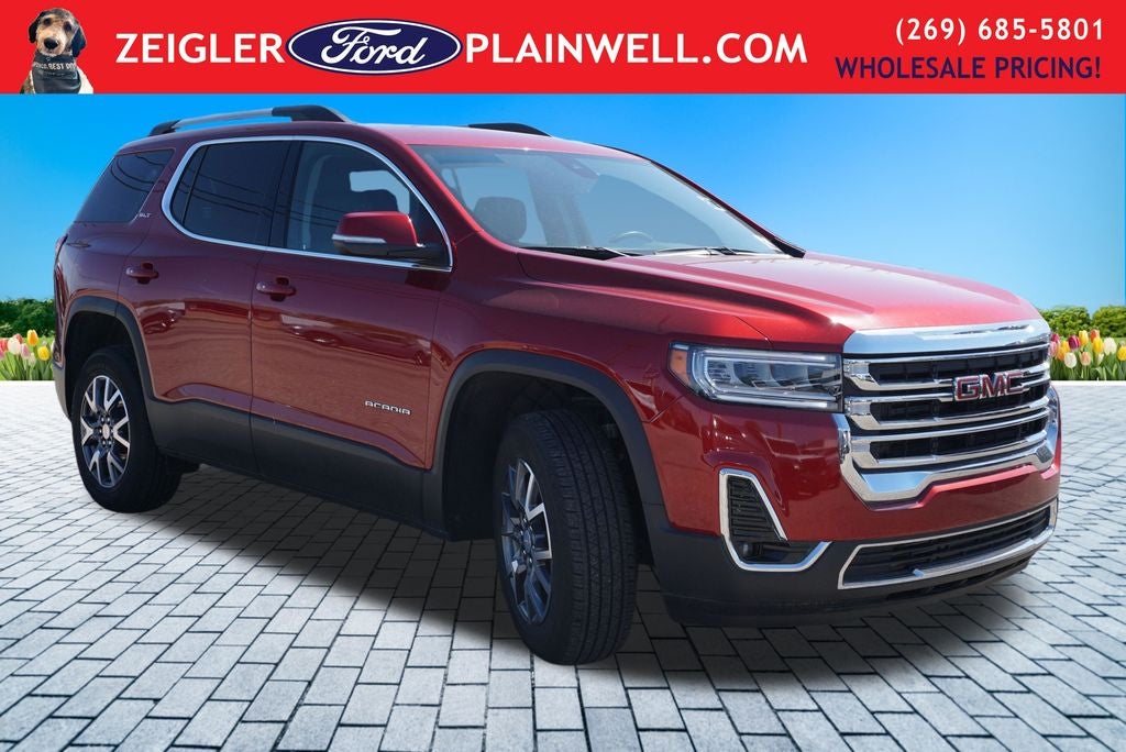 2023 GMC Acadia SLT HD CAMERA LANE KEEPING BLIS 3RD ROW SEAT 4X4