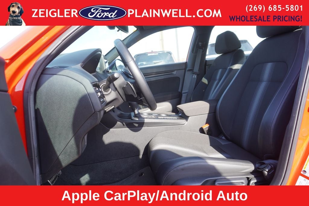 2025 Honda Civic Sport Leather Sport Pkg Black Wheels Rear Camera