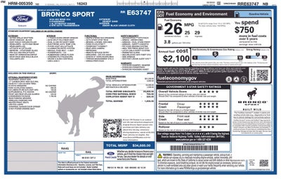 2024 Ford Bronco Sport Big Bend CONVENIENCE PKG CO PILOT 360 HEATED SEATS