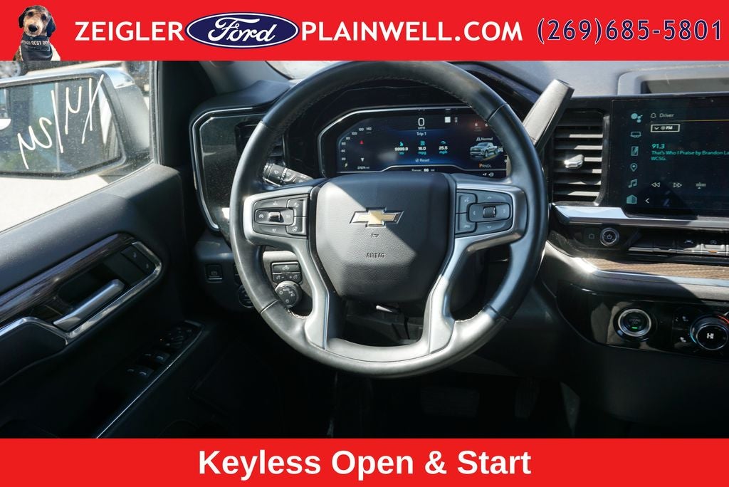 2023 Chevrolet Silverado 1500 LT CREW CAB 4X4 REAR CAMERA 20" PAINTED ALUMINUM WH
