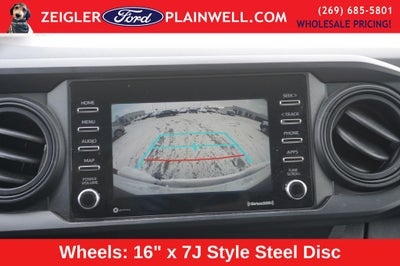 2021 Toyota Tacoma SR Access Cab Work Truck Rear Camera & Rear Topper