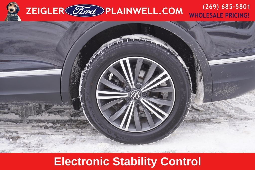 2024 Volkswagen Tiguan 2.0T Wolfsburg Edition Panoramic Moonroof Heated Leather Rear Camera 3rd
