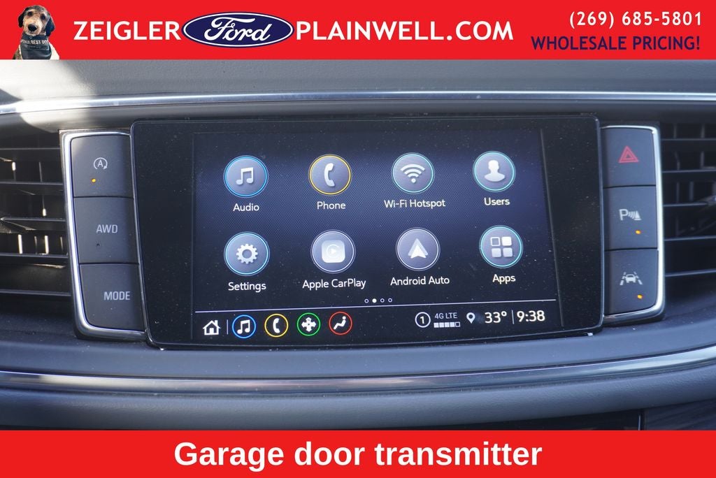 2023 Buick Enclave Essence Sport Touring Pkg AWD V6 Leather Black Wheels