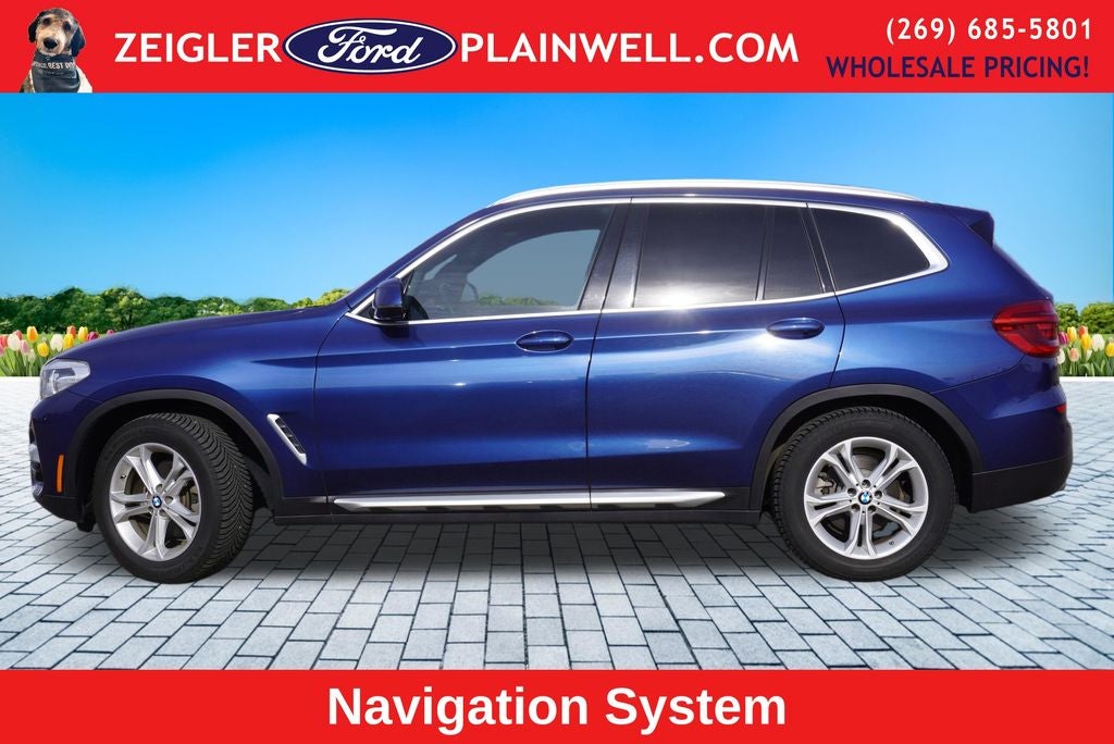 2020 BMW X3 xDrive30i AWD Panoramic Moonroof Navigation Heated Leather