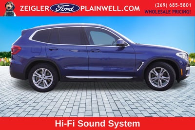 2020 BMW X3 xDrive30i AWD Panoramic Moonroof Navigation Heated Leather