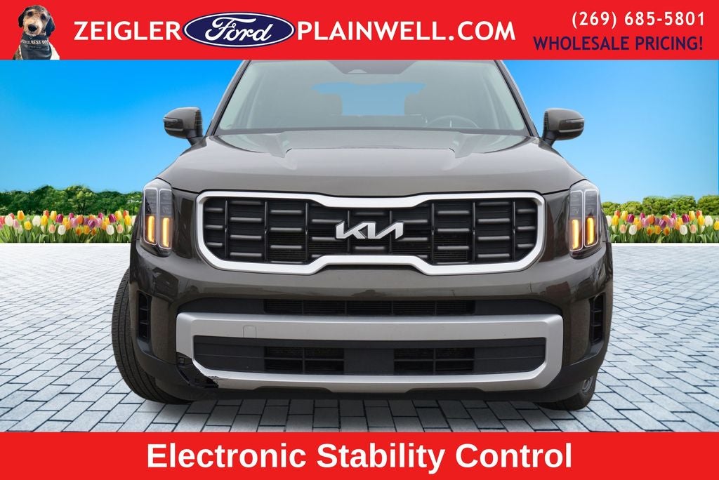 2025 Kia Telluride S V6 AWD Leather Power Moonroof Navigation Blis Blac