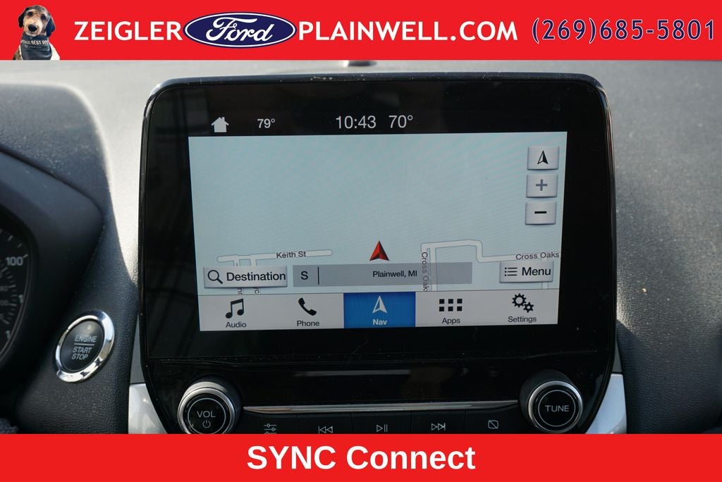 2018 Ford EcoSport SE Rear Camera