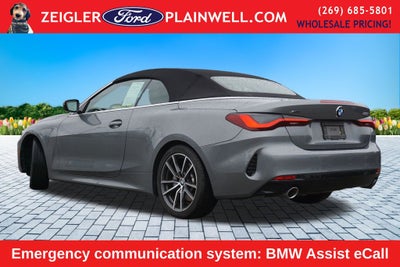 2025 BMW 4 Series 430i xDrive AWD CONVERTIBLE PREMIUM PKG NAVIGATION HEADS UP DI