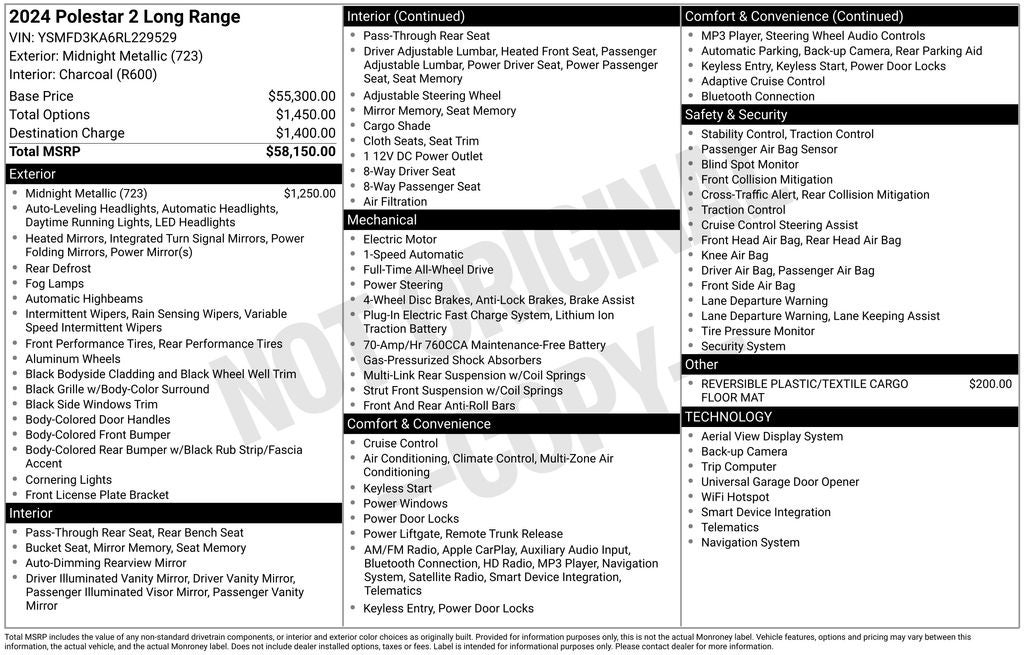 2024 Polestar 2 Long Range Dual Motor