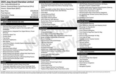 2025 Jeep Grand Cherokee Limited 4x4