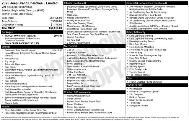 2023 Jeep Grand Cherokee L Limited 4x4