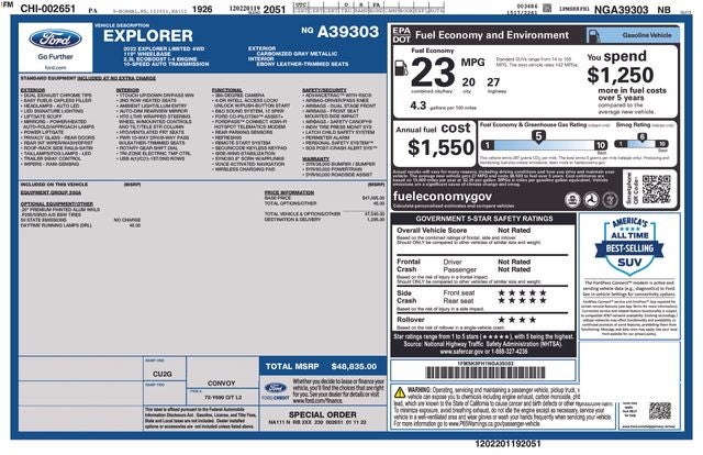 2022 Ford Explorer Limited