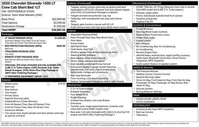 2020 Chevrolet Silverado 1500 4WD Crew Cab Short Bed LT