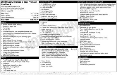 2022 Subaru Impreza Premium