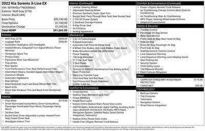 2022 Kia Sorento X-Line EX