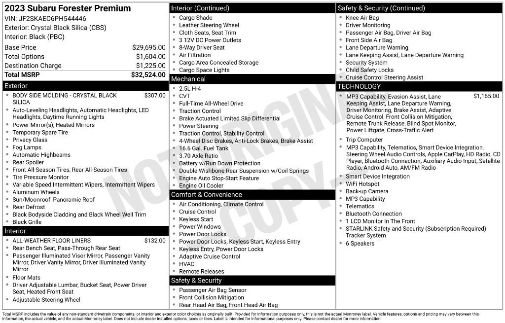 2023 Subaru Forester Premium
